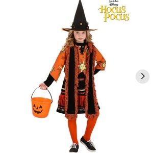 Disney Hocus Pocus Witch Costume – Kids X-Large | Excellent Condition
